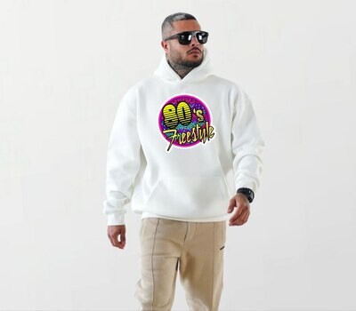 80s freestyle_Elite Hoodie white