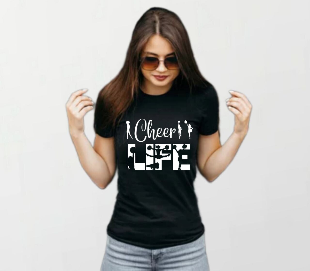 Cheer life_Women's Elite Tee black