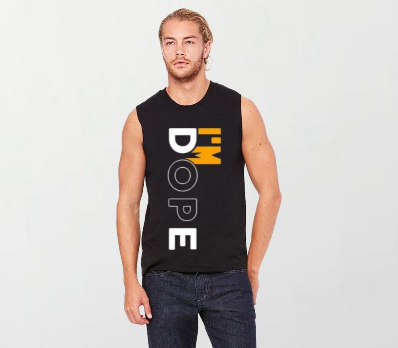 Im dope_Elite Sleeveless Tee black