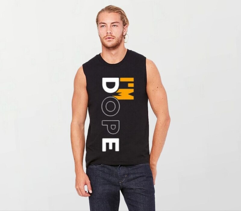 Im dope_Elite Sleeveless Tee black