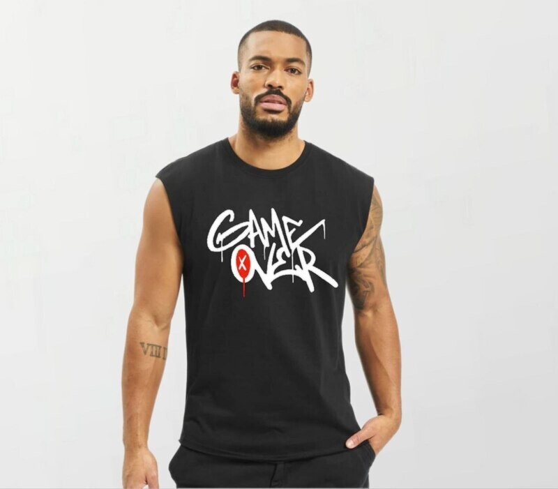 Game over drip red_Elite Sleeveless Tee black