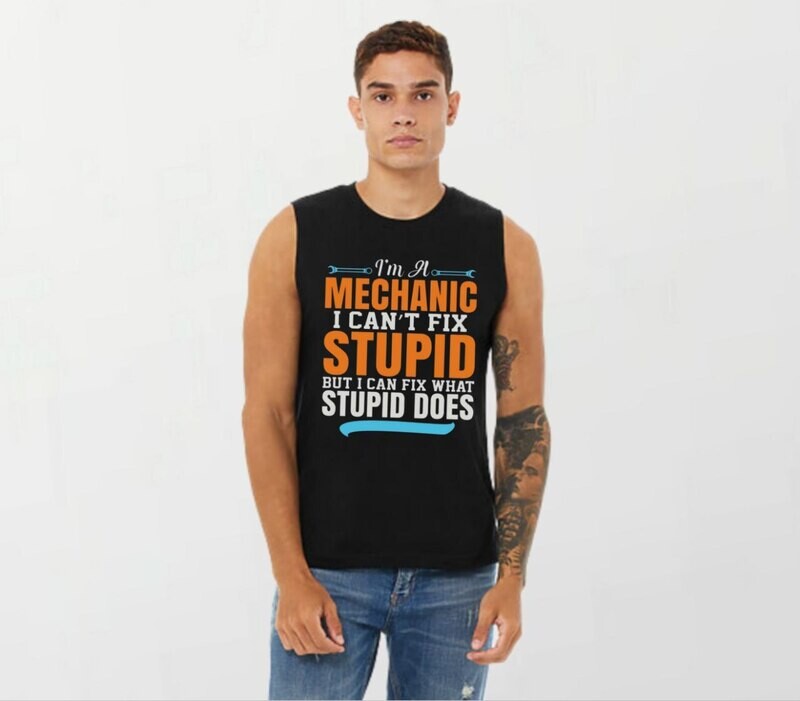 Fix stupid_Elite Sleeveless Tee black