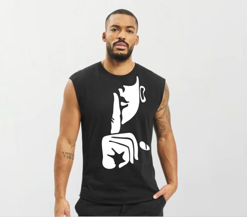 Quiet_Elite Sleeveless Tee black