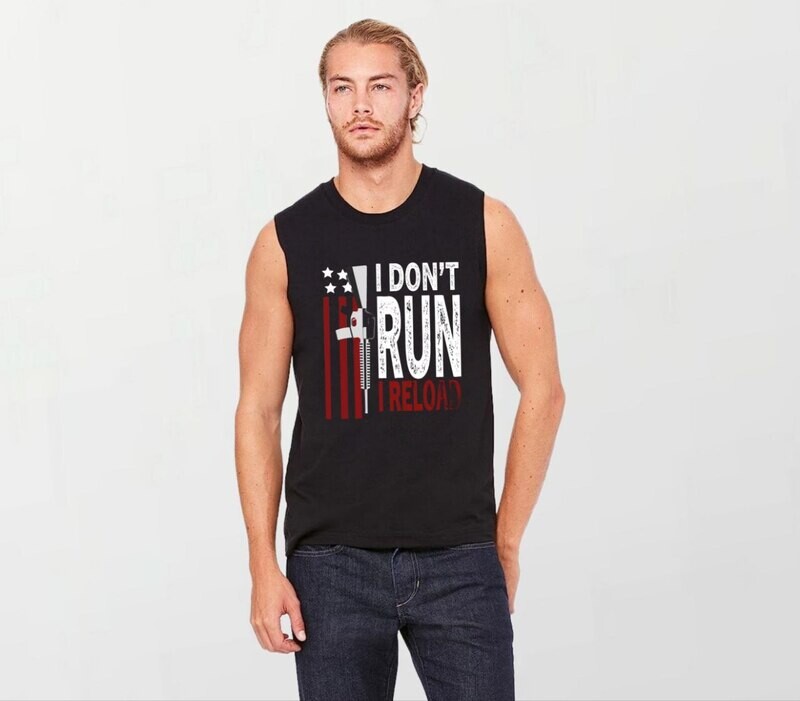 I don&#39;t run_Elite Sleeveless Tee black