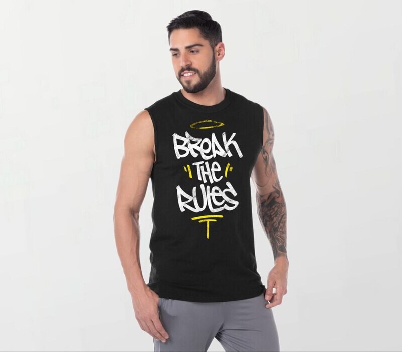 Break the rules_Elite Sleeveless Tee black