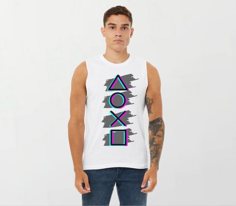 Buttons_Elite Sleeveless Tee white