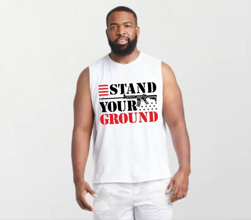 STG_Elite Sleeveless Tee white