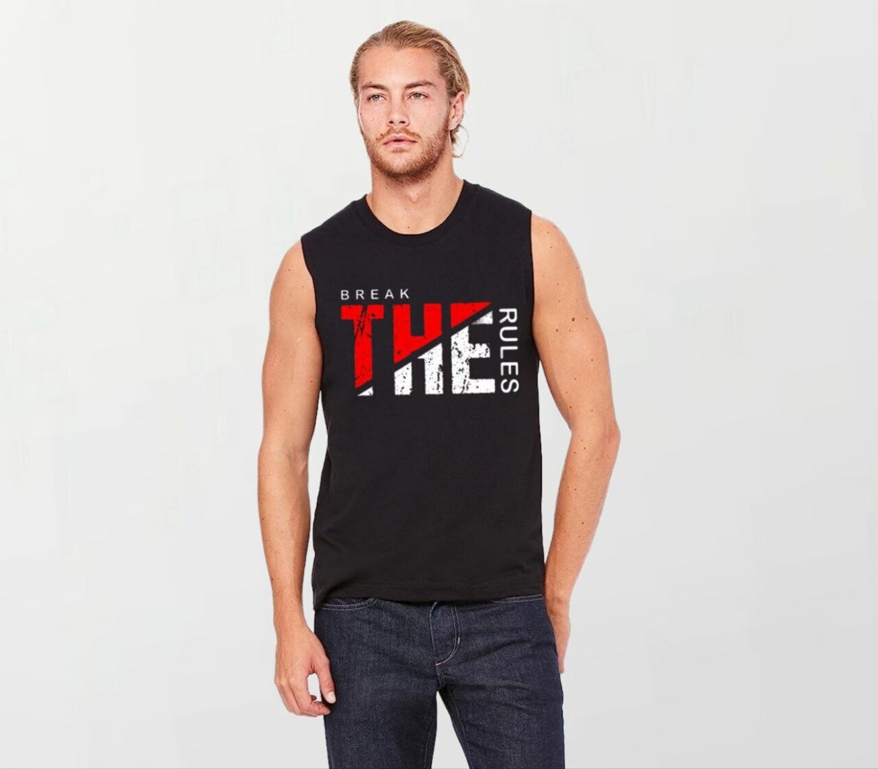 Break the rules2_Elite Sleeveless Tee black