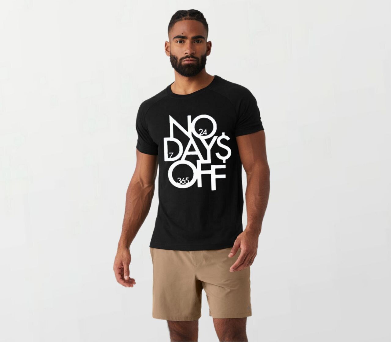 No days off_Elite Tee black