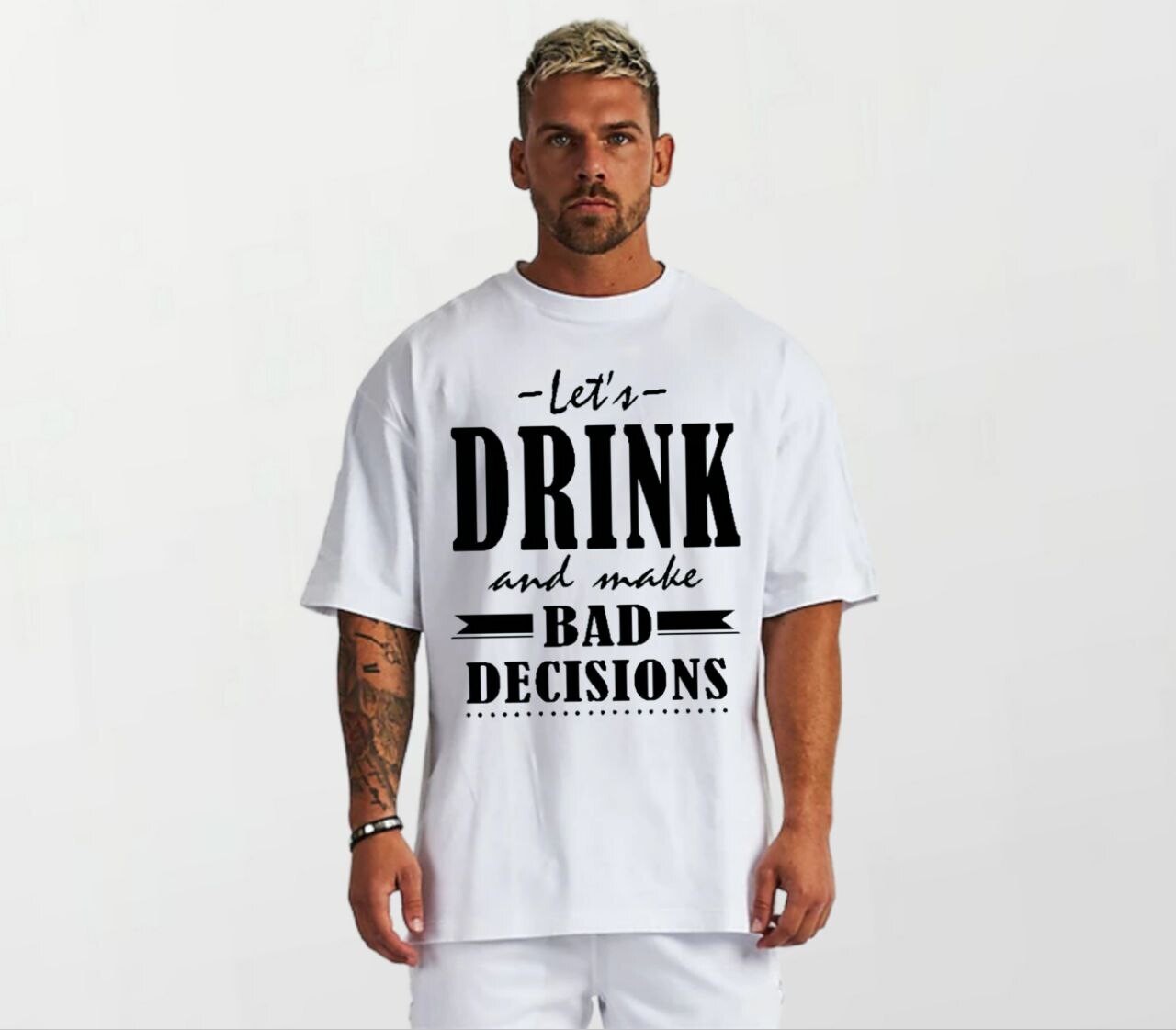 Lets&#39;s drink_Elite Tee white