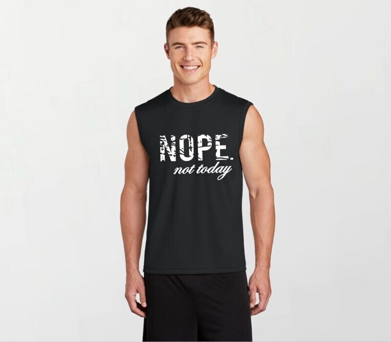 NOPE_Elite Sleeveless Tee black