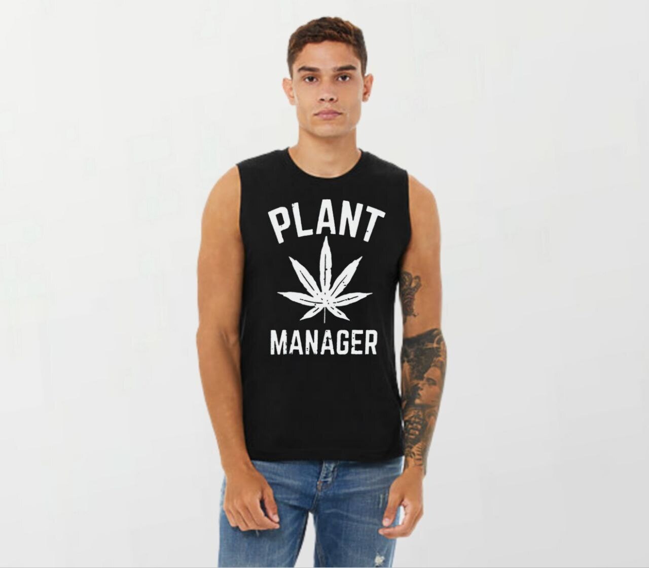 Plant manager_Elite Sleeveless Tee black