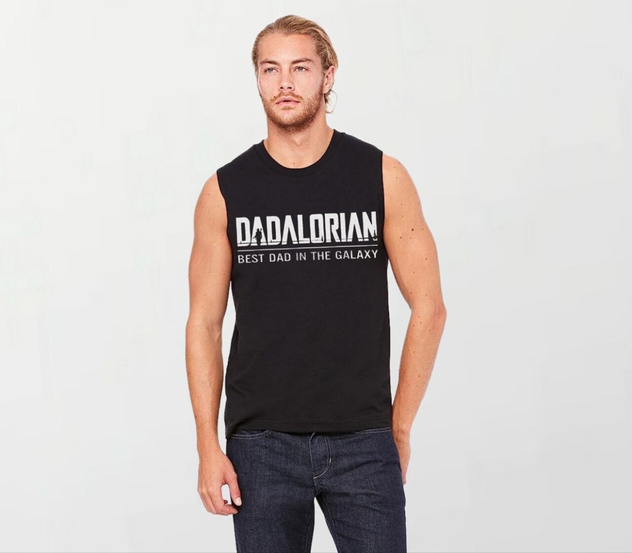 Dadalorian_Elite Sleeveless Tee black