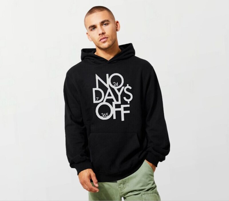 No days off_Elite Hoodie black