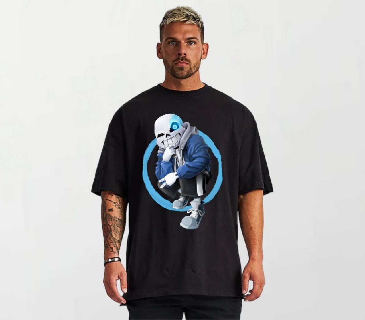 Skeleton pose_Elite Tee black