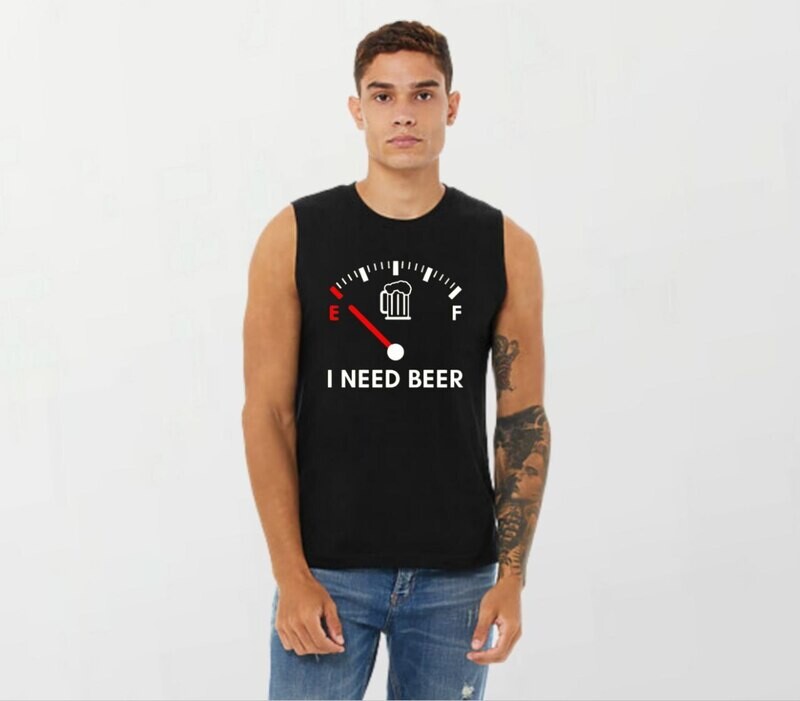 I need beer_Elite Sleeveless Tee black