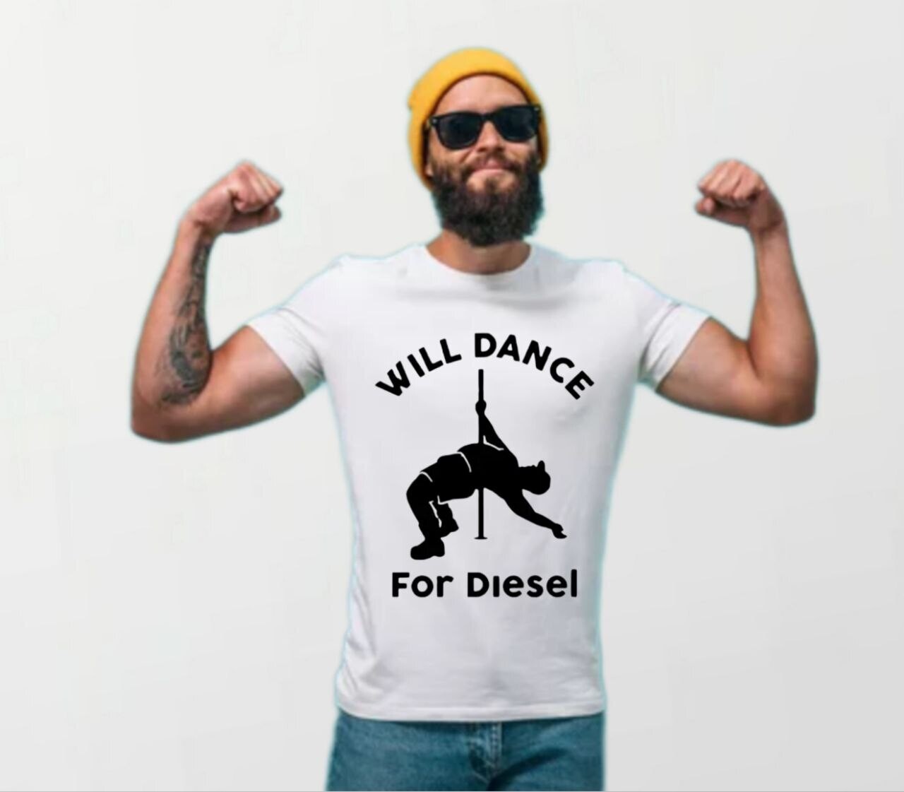 Dance for diesel_Elite Tee white