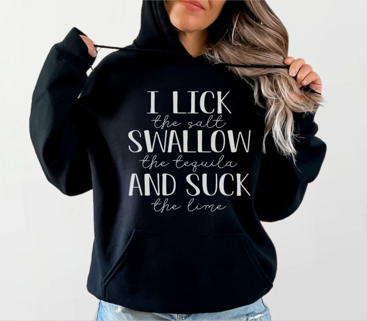 I lick_Women&#39;s Elite Hoodie black