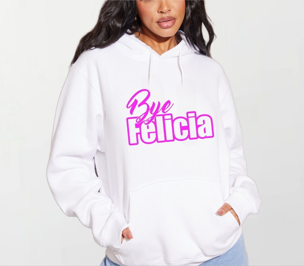 Bye felicia_Women&#39;s Elite Hoodie white