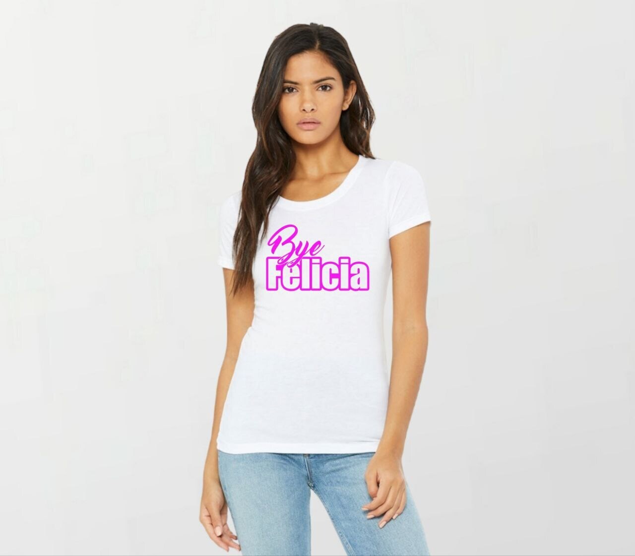 Bye felicia_Women&#39;s Elite Tee white