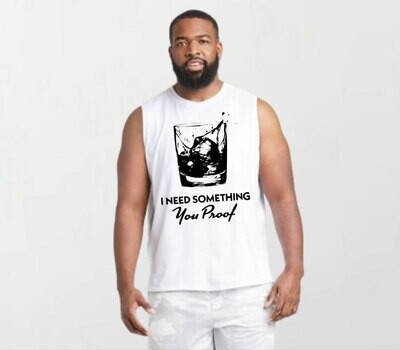 Wallen you proof_Elite Sleeveless Tee white