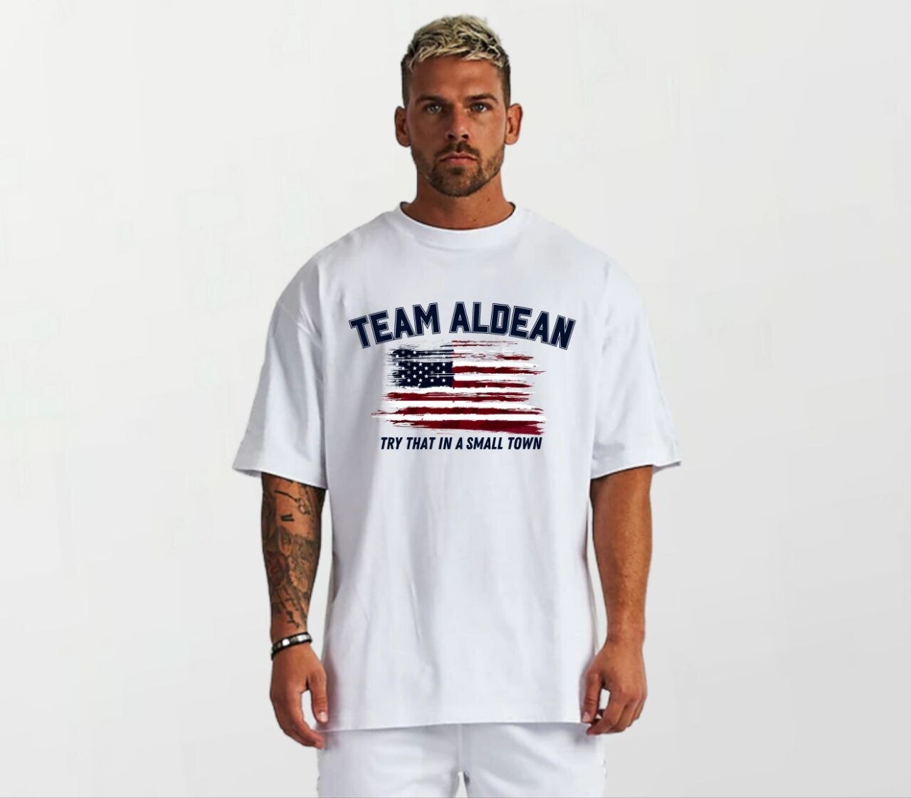 Team aldean_Elite Tee white