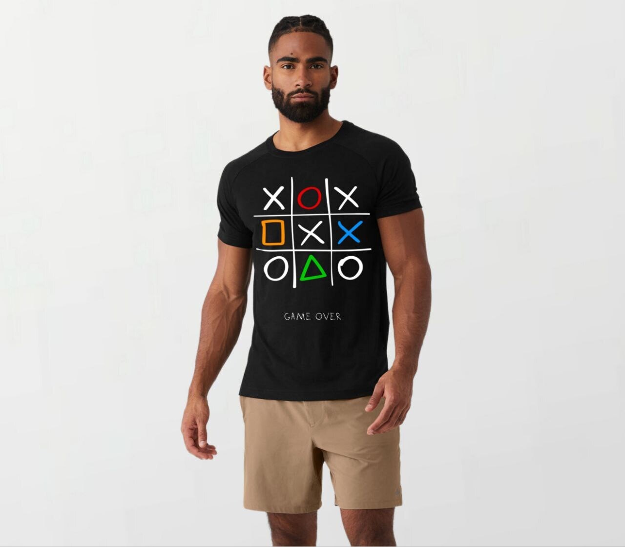 TTT game over_Elite Tee black