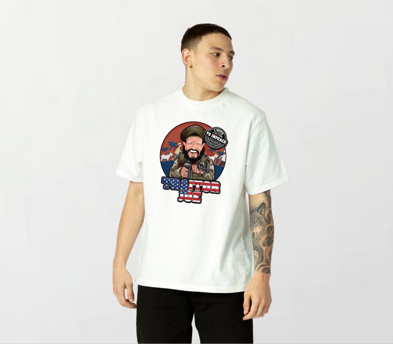 Traitor joe_Elite Tee white