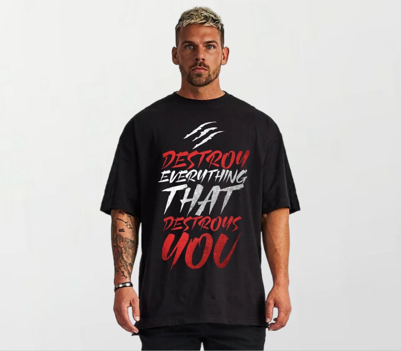 Destroy everything_Elite Tee black