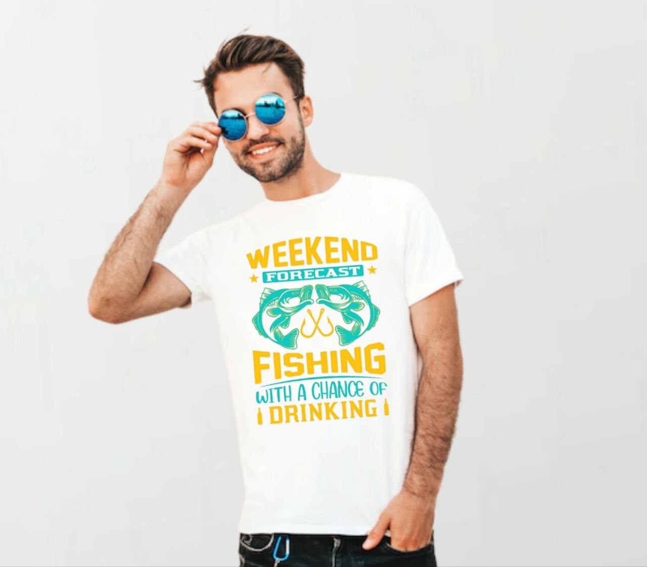Fish n drink_Elite Tee white