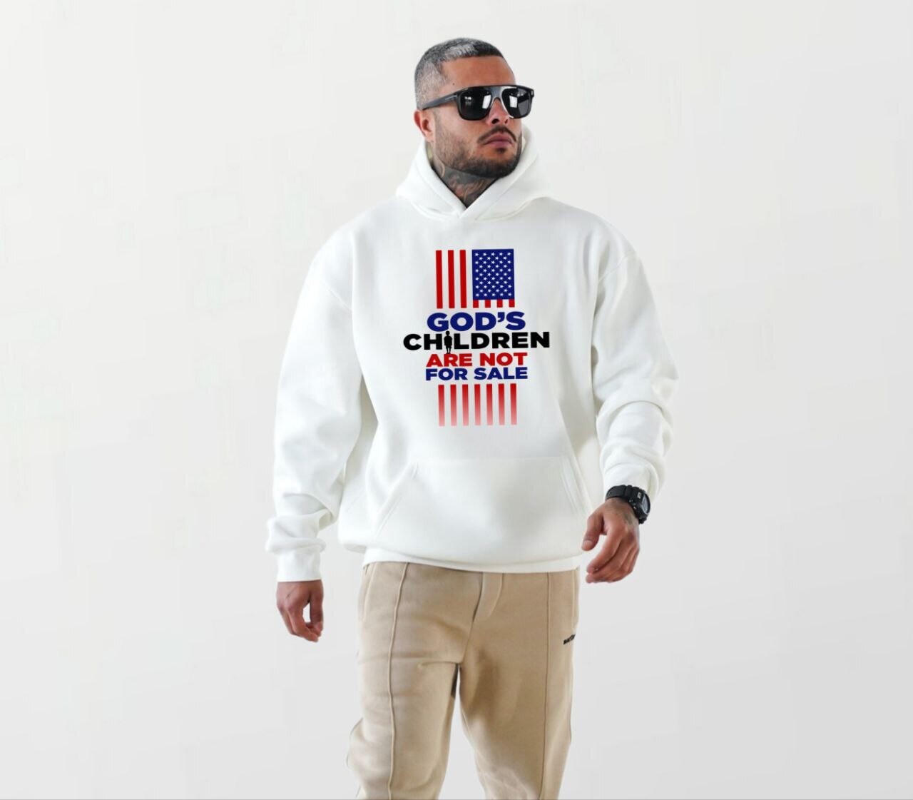 God&#39;s children_Elite Hoodie white