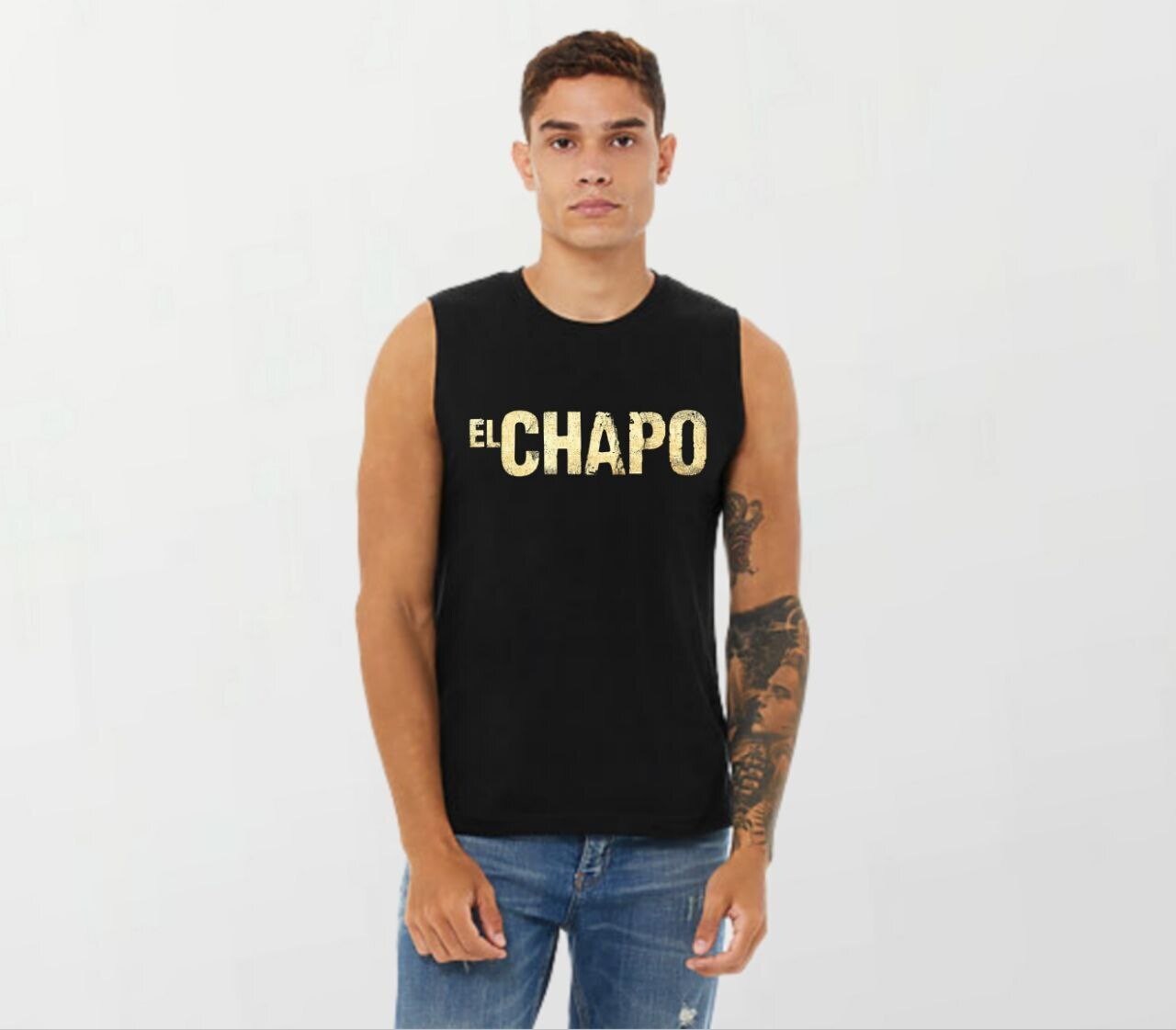El chapo_Elite Sleeveless Tee black