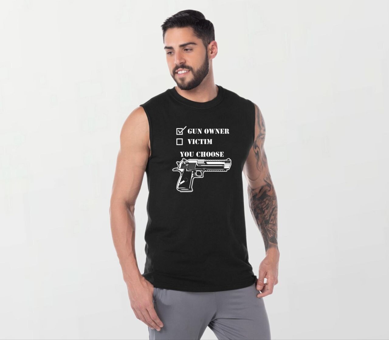 Your choice_Elite Sleeveless Tee black
