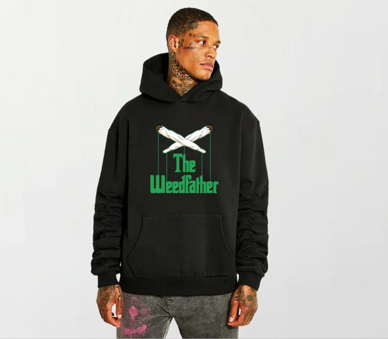 Weedfather_Elite Hoodie black