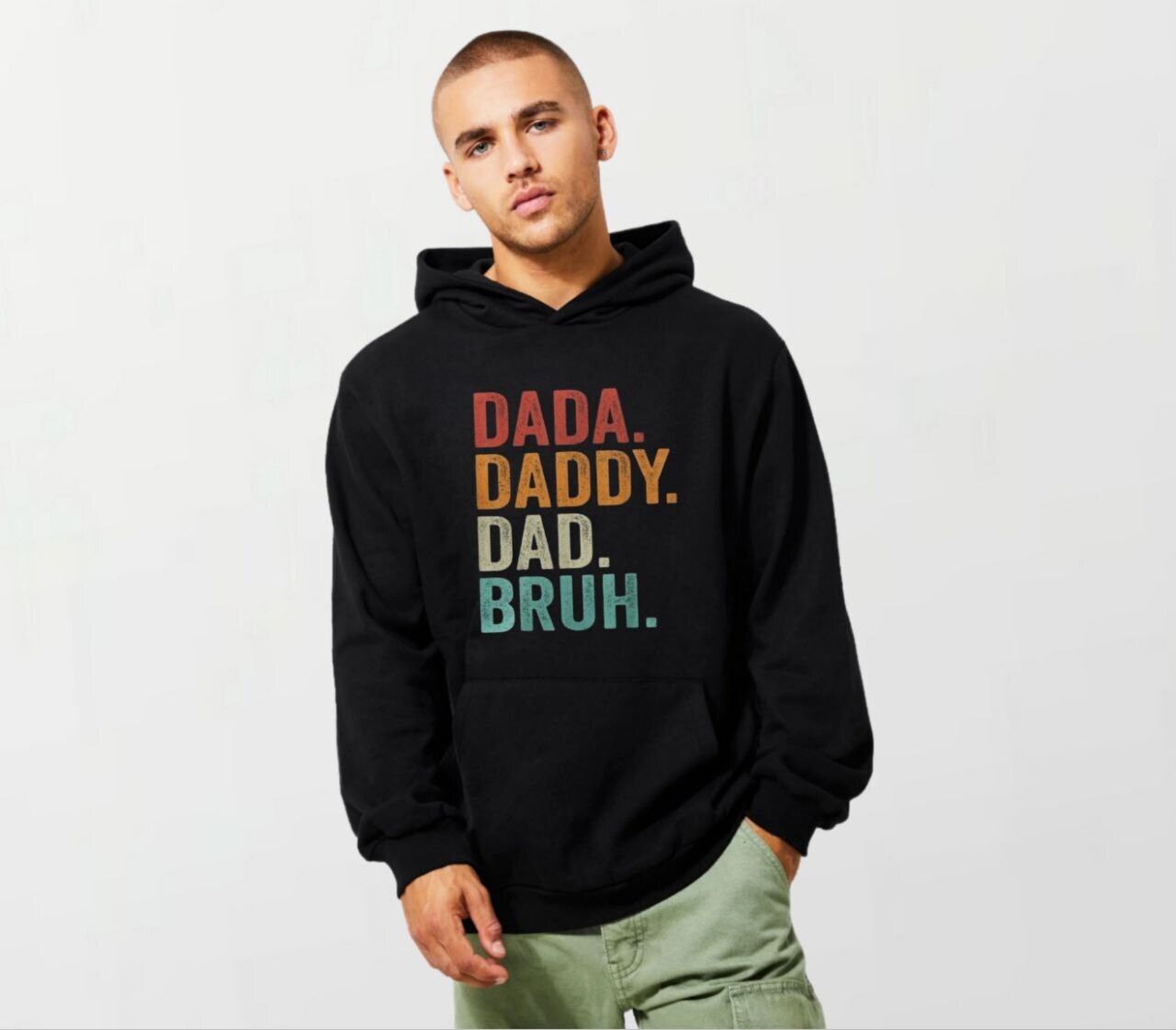 Daddy bruh_Elite Hoodie black