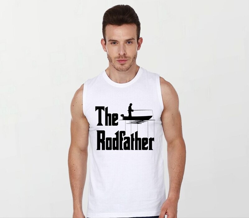 The rodfather 2_Elite Sleeveless Tee white