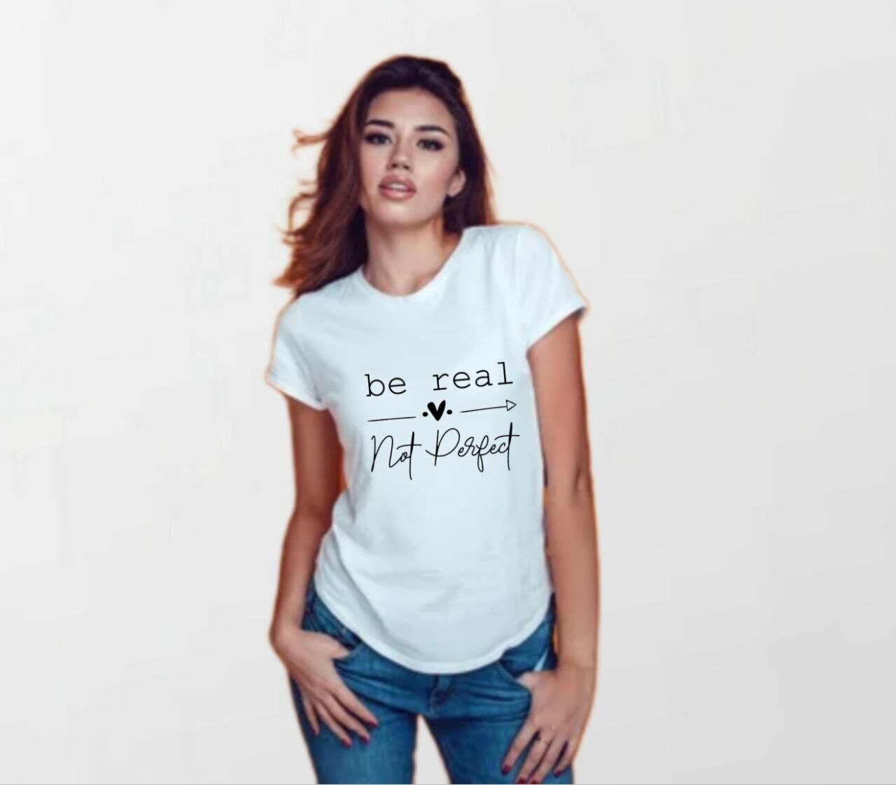 Be real_Women&#39;s Elite Tee white
