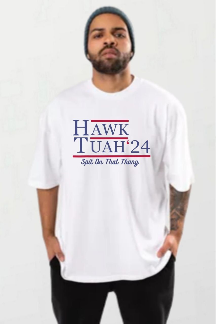 Hawk Tuah 24_Elite Tee white