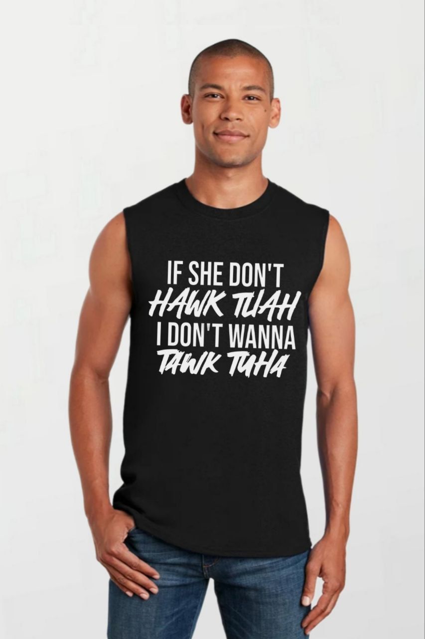 Dont Hawk Tuah_Elite Sleeveless Tee black