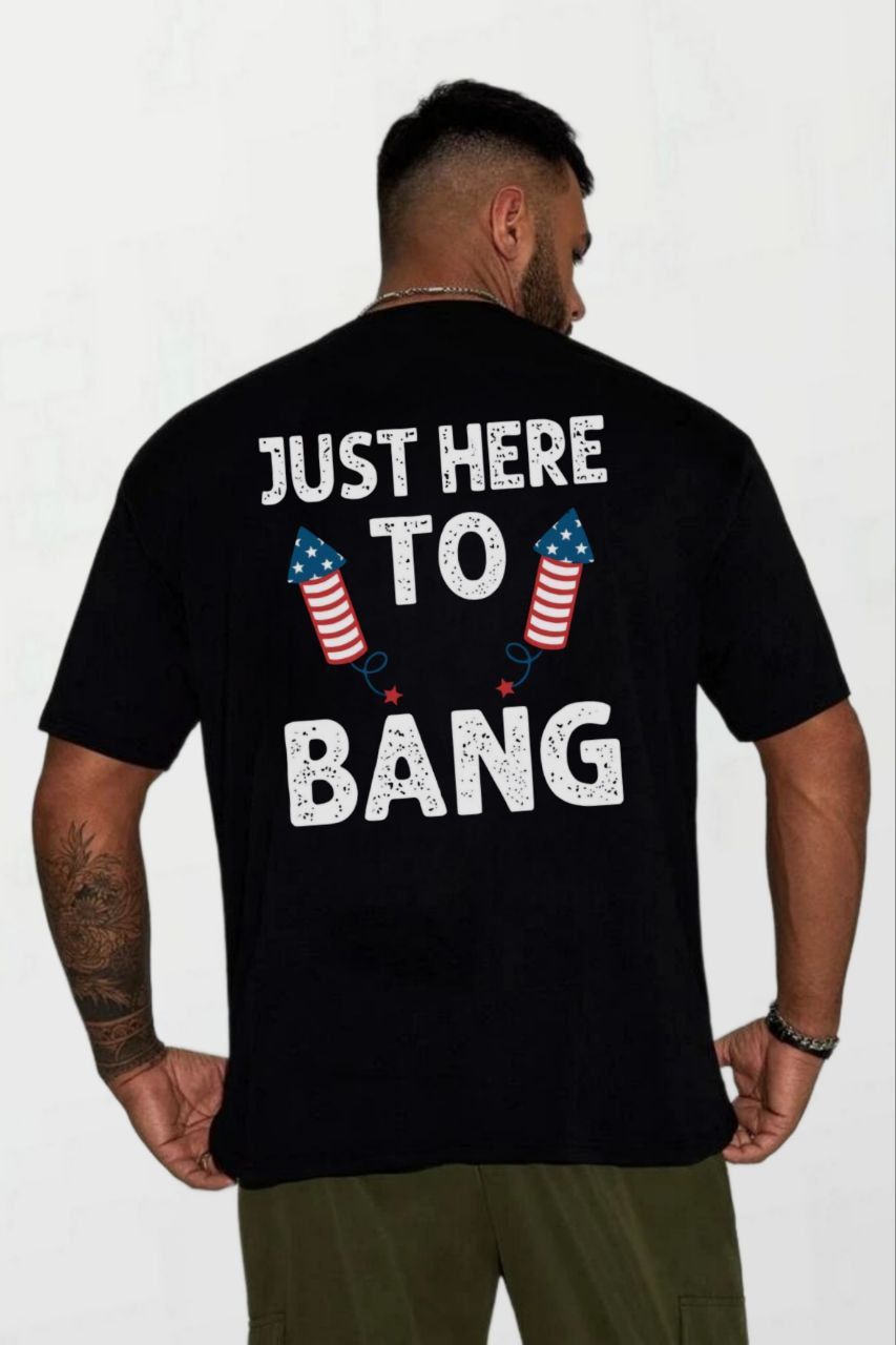 Here to bang_Elite Tee black
