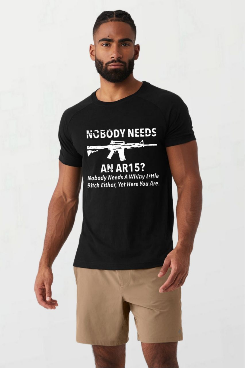 Nobody needs ar15_Elite Tee black