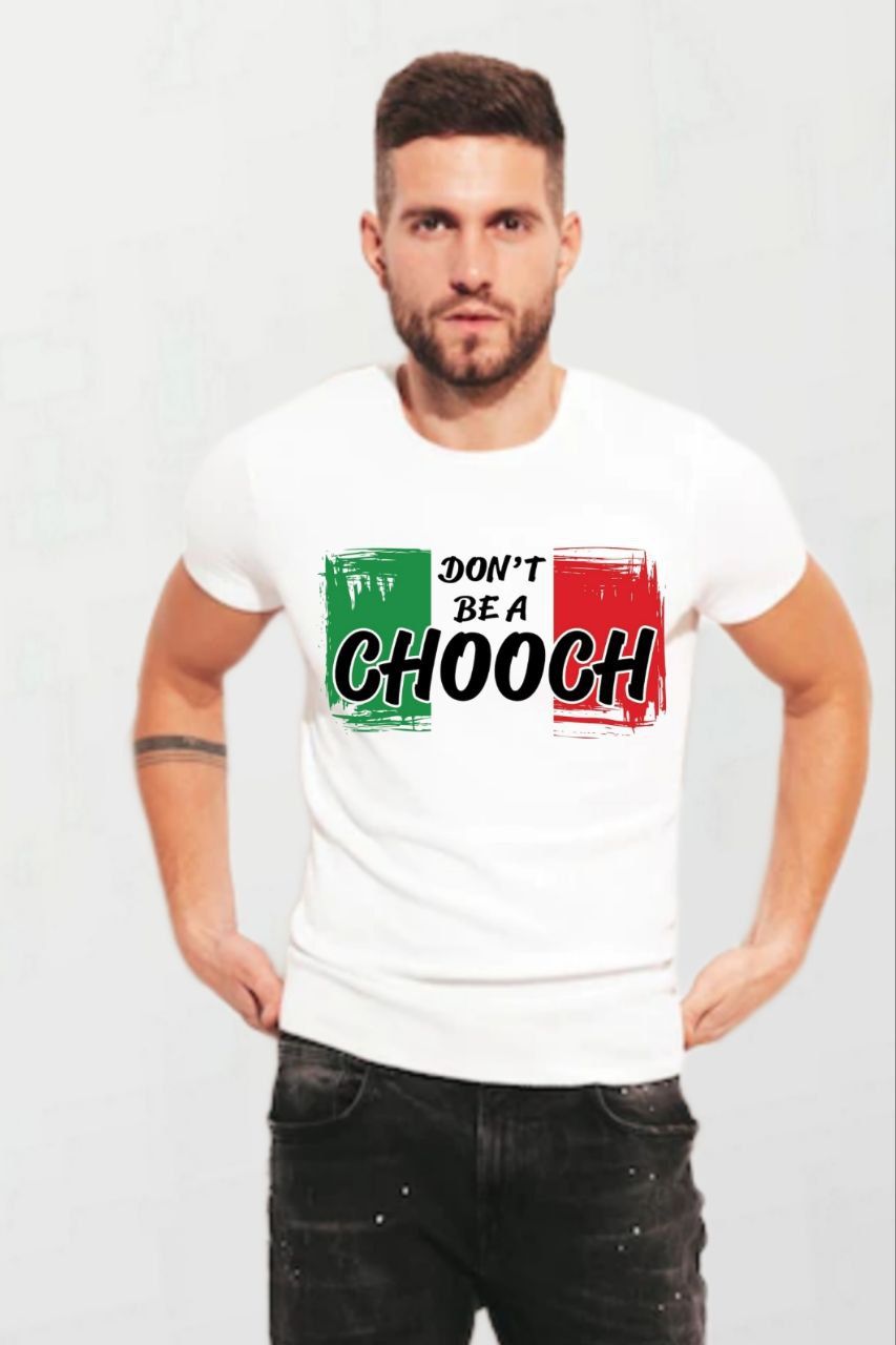 Dont be a chooch flag_Elite Tee white