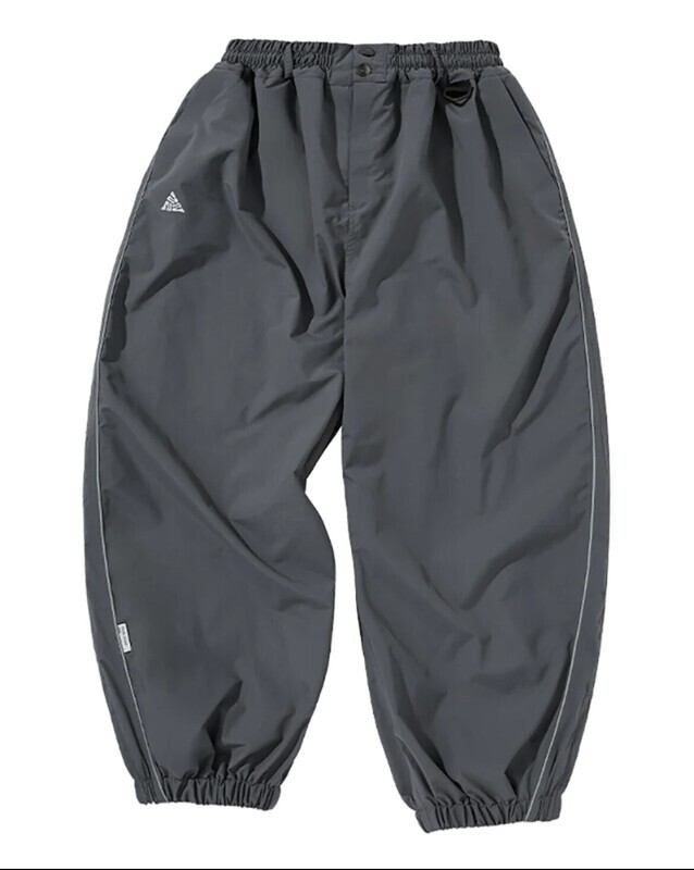 Grey Loose Fit Snowpants