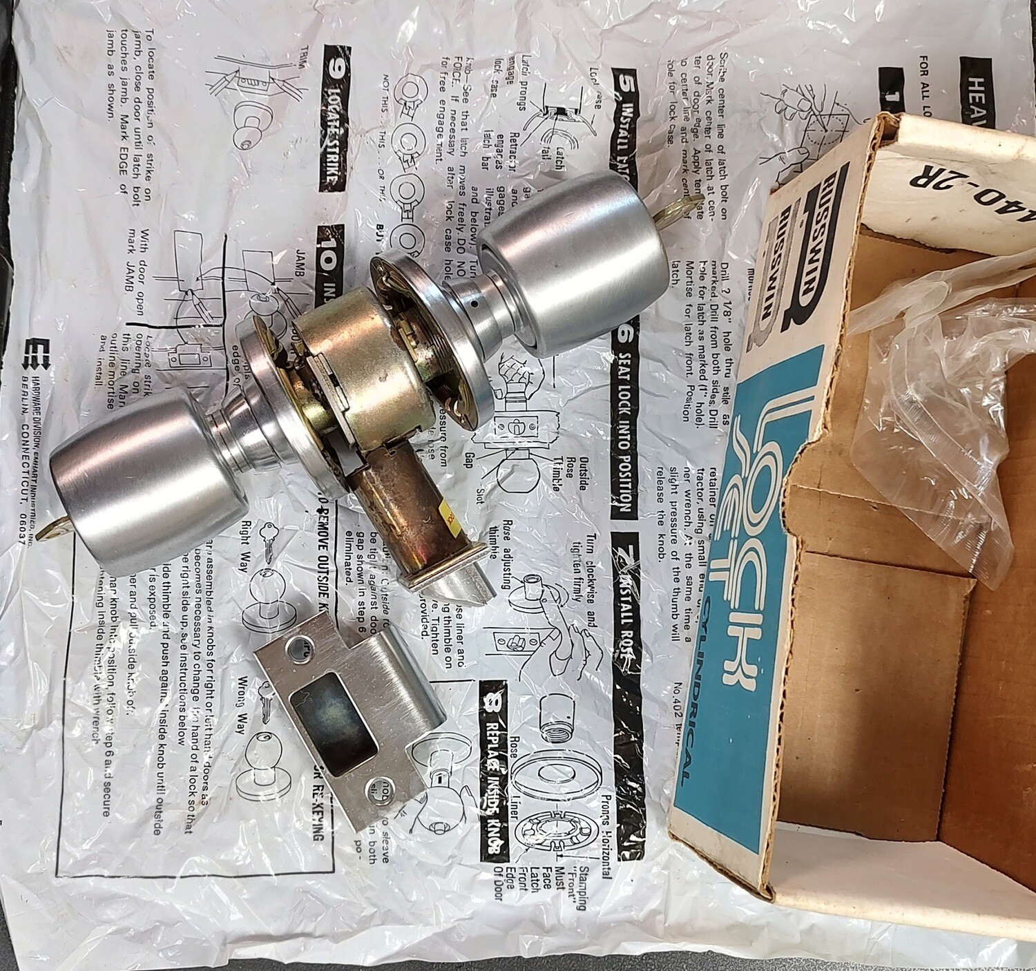 Russwin Heavy Duty Double cylinder cylindrical lockset