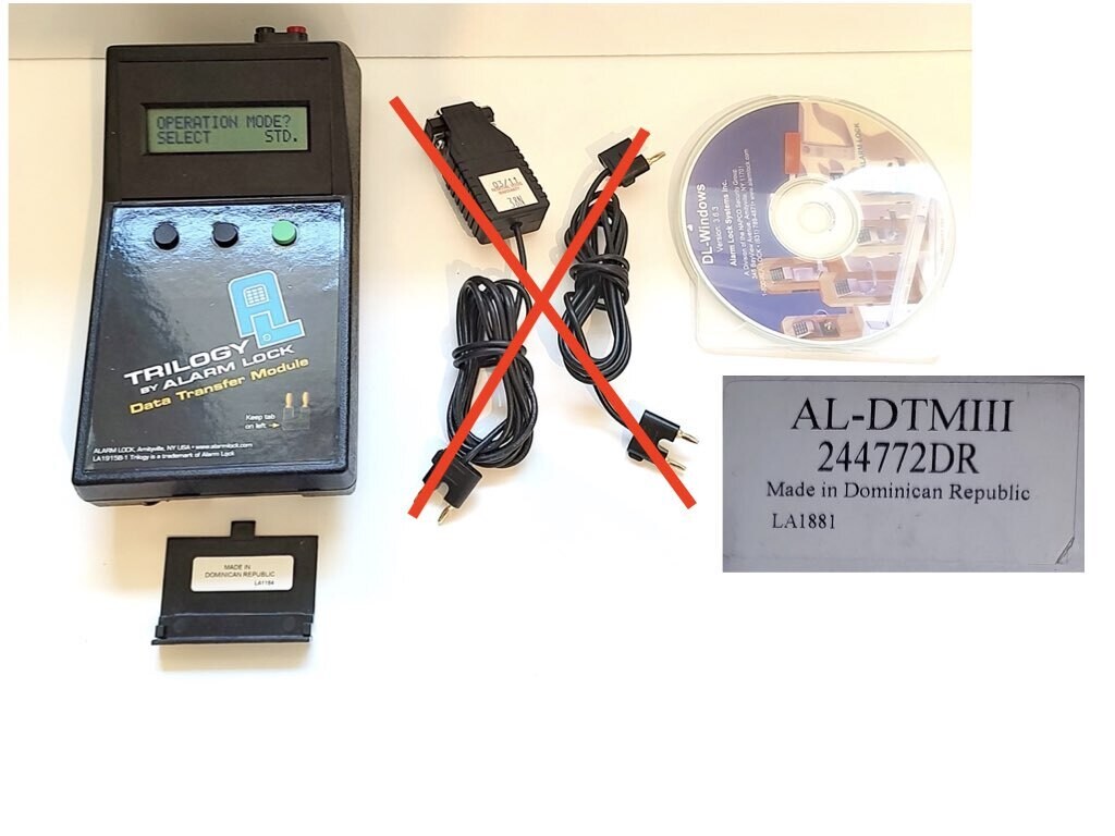 ALARM LOCK DATA TRANSFER MODULE (LESS CABLES)