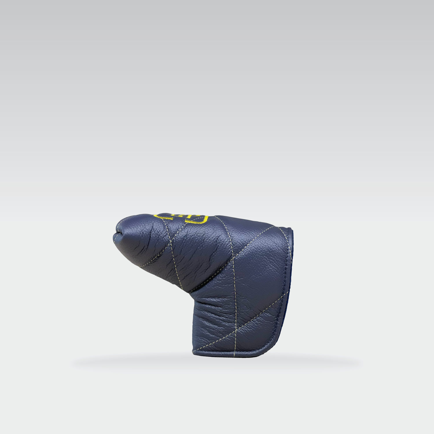 Dormie Quilted Putter Cover - Navy/Gold