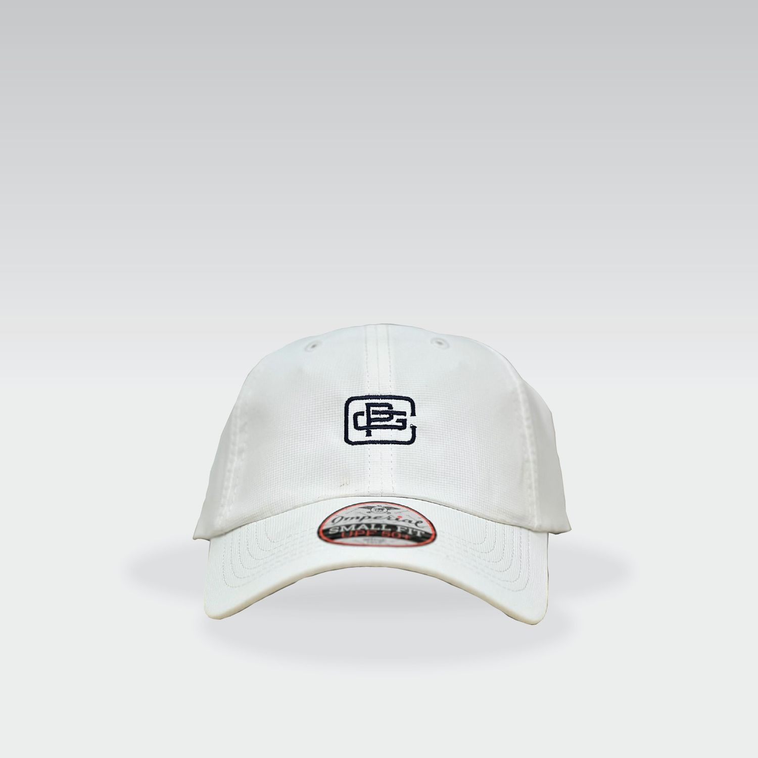 Imperial Small Fit Performance Cap - PGC Flat, Color: White