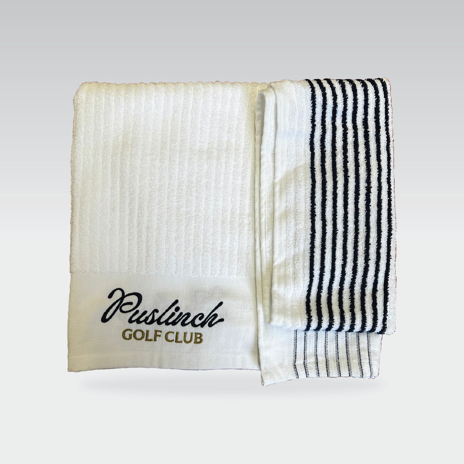 PRG Stripe Towel - White/Navy