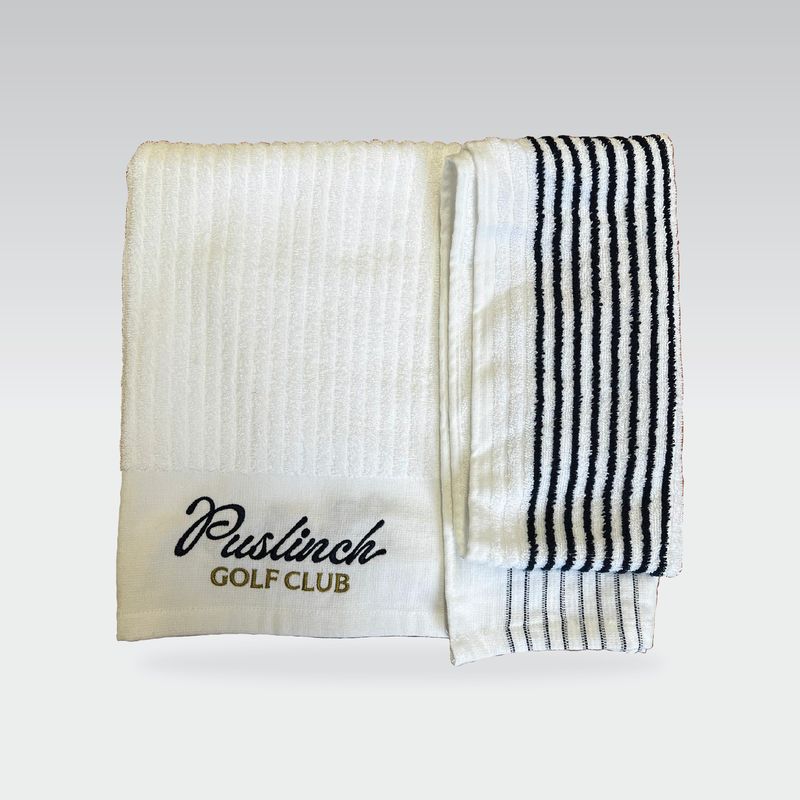 PRG Stripe Towel - White/Navy