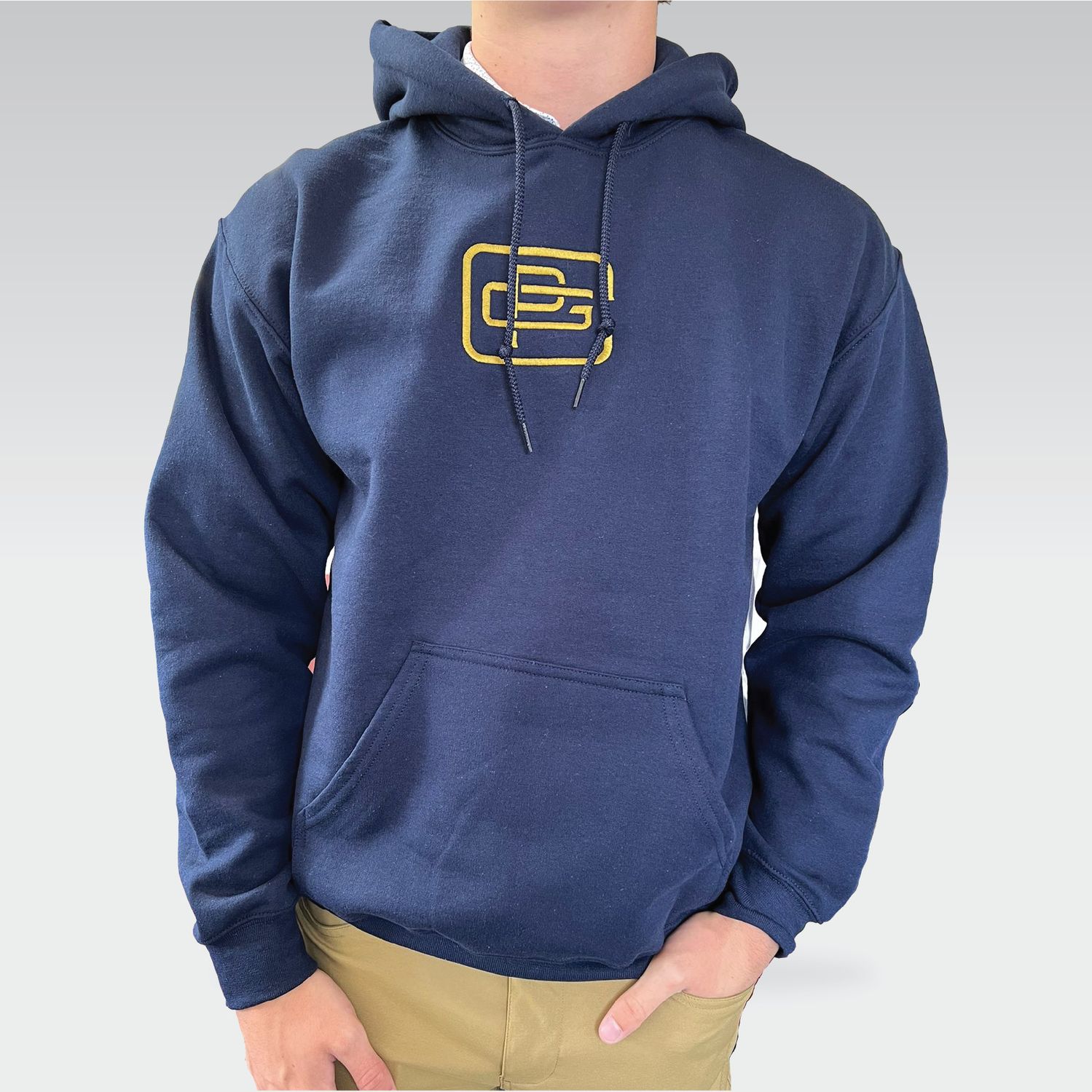 PGC Casual Hoodie, Color: Navy, Size: XXL